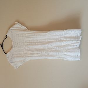 Hayden LA Boutique White Eyelet Dress